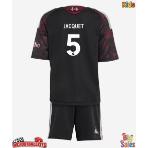 Liverpool Jeremy Jacquet #5 Replica Third Stadium Kit for Kids 2026-27 Short Sleeve (+ pants)